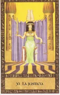 tarot egipcio, la justicia