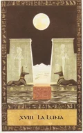 tarot egipcio, la luna
