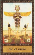 tarot egipcio, el juicio